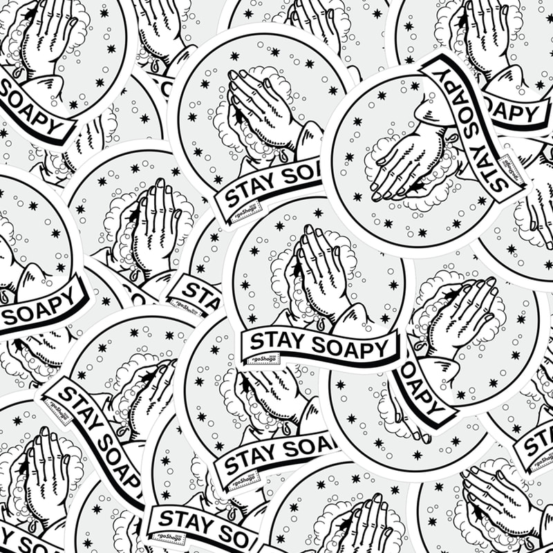 Stay Soapy Sticker